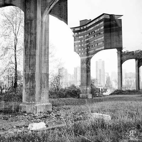 Surrealist Burrard Bridge