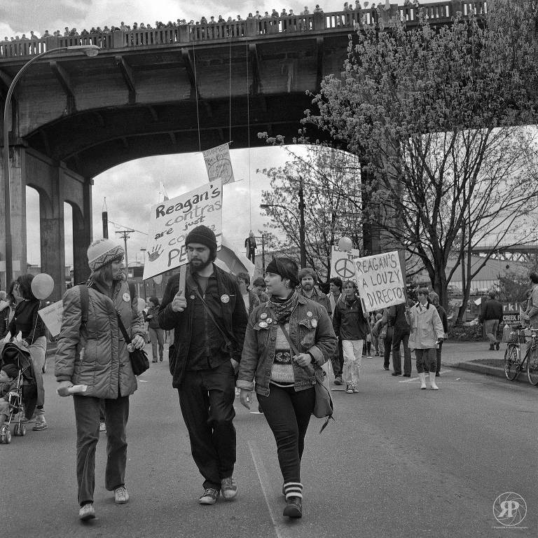 Vancouver peace march, 1986