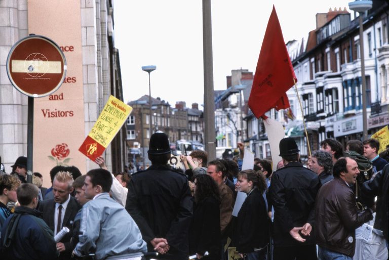 Labour Party Conference, Blackpool, England, 1988