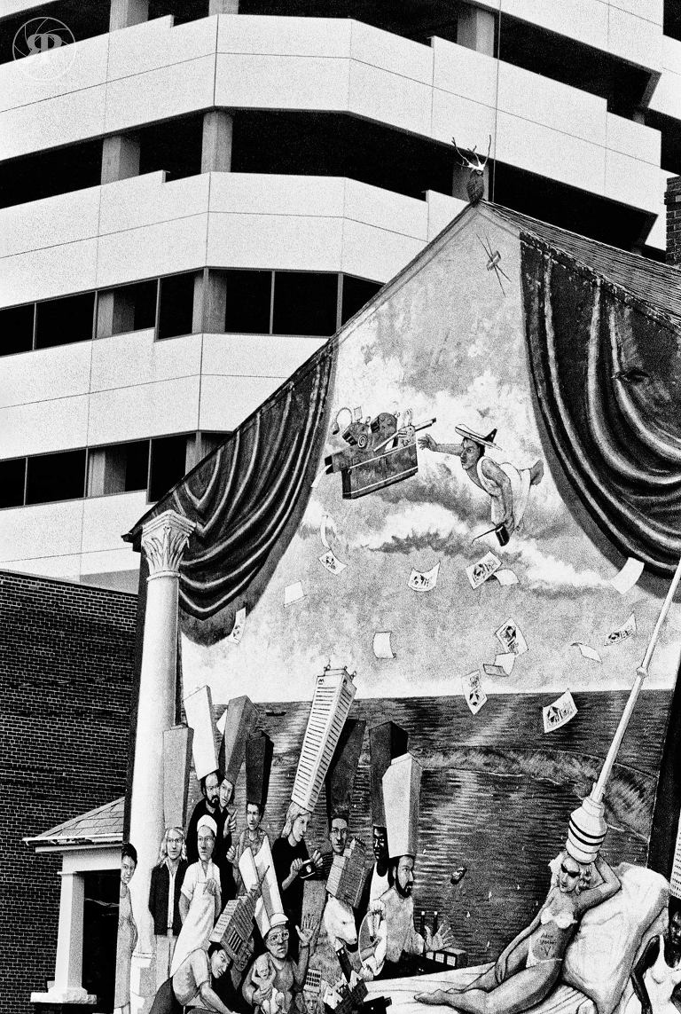 Mural, Richmond Street, Toronto, 1988