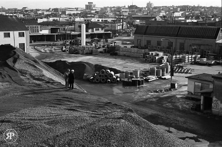 Construction Cambie Bridge, Vancouver