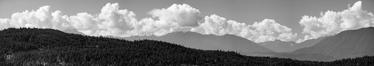 Olympic Mountains panorama