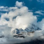 Clouds on Mt. Edith Cavell